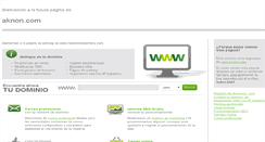 Desktop Screenshot of aknon.com